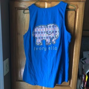 Ivory Ella blue tank top